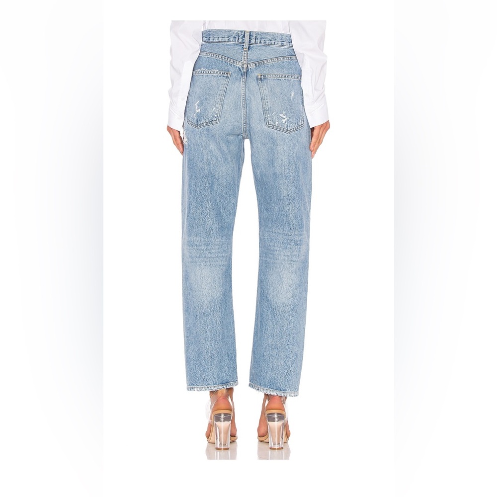 AGOLDE 90’s mid rise loose fit in “fall out”